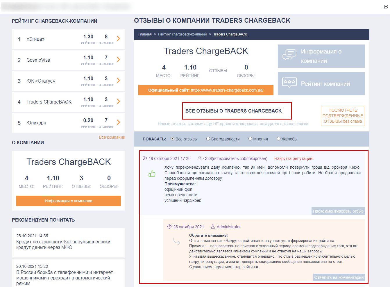 Отзывы о фоп абзалов - traders-chargeback.com.ua - scam и мошенники