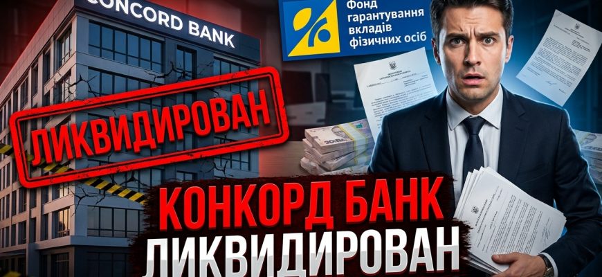 Конкорд банк ликвидирован окончательно